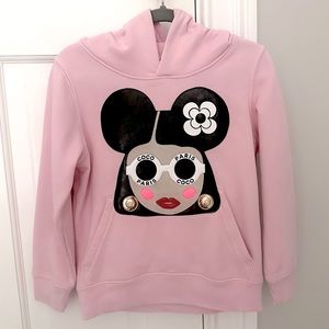 Nil & Mon Coco Paris designer hoodie sweatshirt - size 5-6